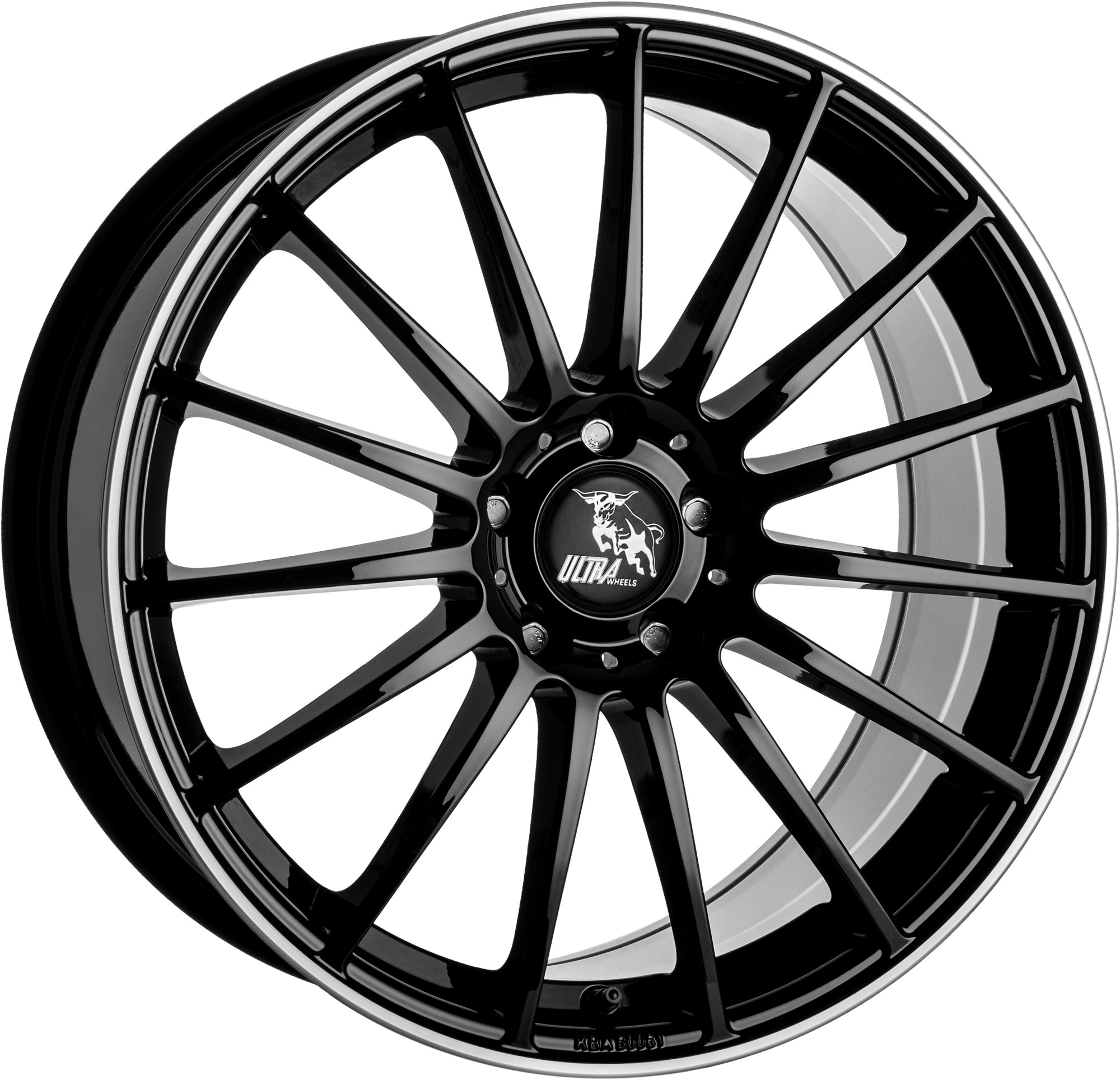 ULTRA WHEELS SPEED ZWART GEPOLIJST 4250674373801